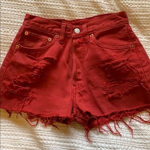 Levi High waisted shorts